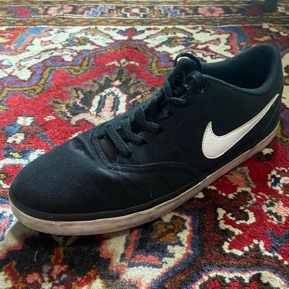 Nike SB Check Solar Canvas Men’s Black Size 12 - Picture 9 of 10